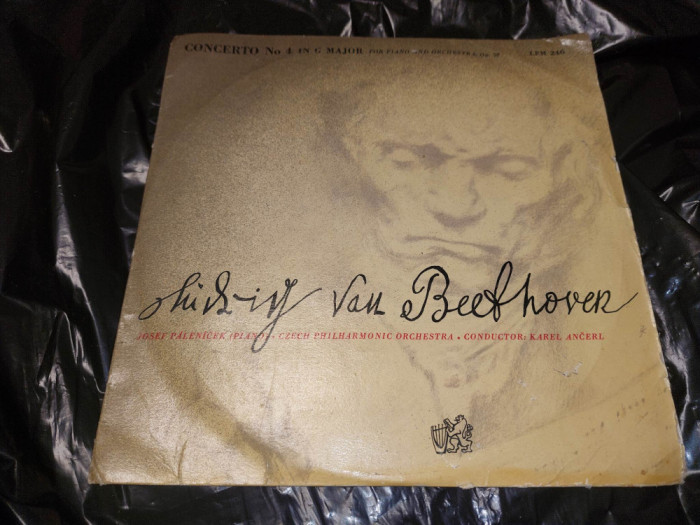 disc vinil,vinyl Ludwig van Beethoven CONCERTO N.4 in G major piano/orchestra