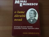 o lume daruita noua mihai eminescu antologie pt gimnaziu si liceu capitoliu 1996