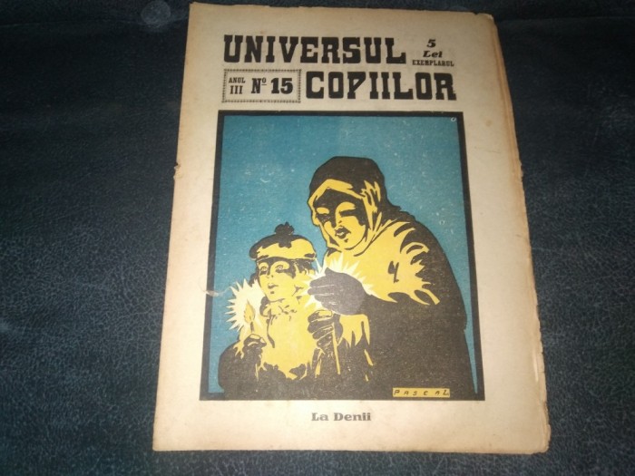REVISTA UNIVERSUL COPIILOR NR 15 1927
