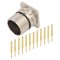 Conector M23 12 PIN Crimpat Drept IP67 Aurit