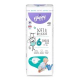 Scutece Happy Soft &amp; Delicate +15kg Junior Extra Marimea 6, 48 bucati, Bella Baby
