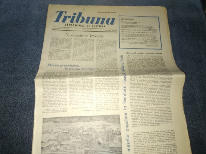 REVISTA TRIBUNA 13 AUGUST 1964