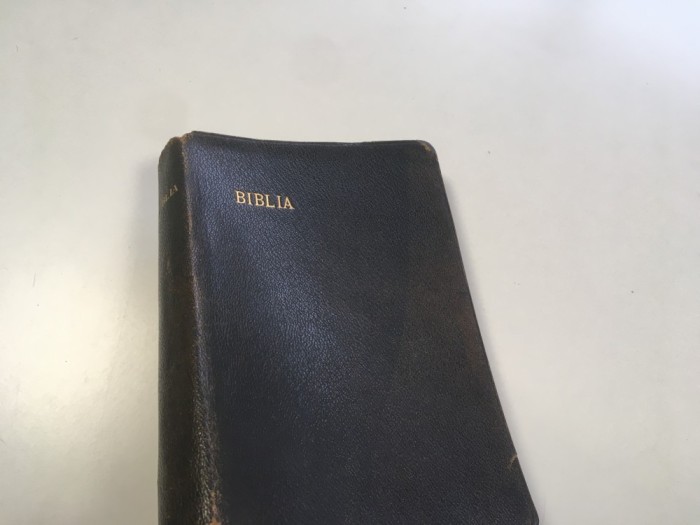 BIBLIA Dumitru Cornilescu 1926 &quot;Cu Trimeteri&quot;- Stare excelenta de conservare: cu 4 harti color la sfarsitul volumului si marginile paginilor aurite!