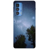 Husa compatibila cu Motorola Edge 20 Lite model Milky way, Silicon, TPU, Viceversa, Transparent, Carcasa