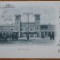 Carte postala circulata , Bucuresti , Gara de Nord , 1901 , clasica