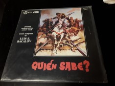 [Vinil] Luis E. Bacalov - Quien Sabe? Original Motion Picture Soundtrack foto