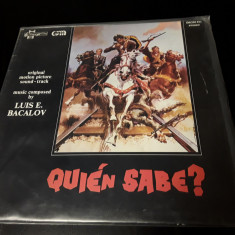 [Vinil] Luis E. Bacalov - Quien Sabe? Original Motion Picture Soundtrack