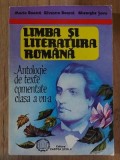 Limba si literatura romana Antologie de texte comentate clasa a 8 a Maria Boatca,Silvestru Boatca