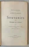 SOUVENIRS D &#039;UN HOMME DE LETTRES par ALPHONSE DAUDET , CCA. 1900