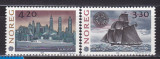 NORVEGIA 1992 EUROPA CEPT SERIE MNH, Nestampilat