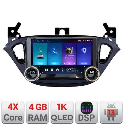Navigatie Opel Corsa 2013-2016 Kit-corsa Edotec 4+64 10.5 inch Incell 1K android Wifi 5Ghz gps internet CarStore Technology