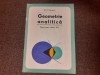 Gh. D. Simionescu - Geometrie analitica - Manual pentru clasa a XI-a - 1980, Clasa 11, Matematica