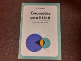 Gh. D. Simionescu - Geometrie analitica - Manual pentru clasa a XI-a - 1980