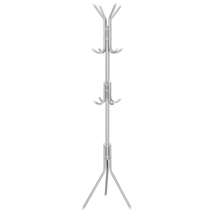 Cuier pentru haine, tip pom, cu 12 carlige, 173 cm, gri Household NewTrend
