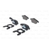 Set placute frana punte fata Audi Q3 2011-2018; Seat Alhambra 2010-2020; Vw Sharan 2010-2022, Tiguan 2007-2024, Passat, 2014-2024; Bosch 0986494372,