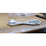 Cablu cu Stecher si Intrerupator Alb