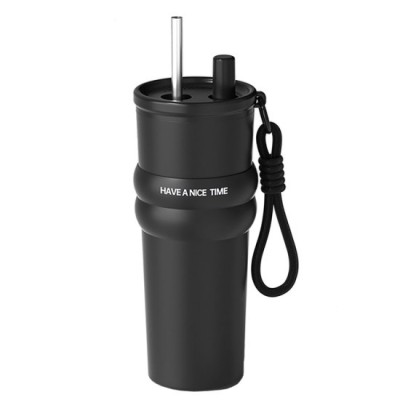 Termos din Otel Inoxidabil, 710ml - Techsuit (THM7) - Black foto