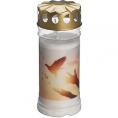 Candela bolsius capac BO 5D 120h Cap Porumbei A DNC49335 foto