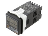 Contor electronic LED dublu timp consumat și impulsuri SPDT AUTONICS CT 48x48mm 24V
