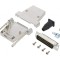 Conector D-Sub 25 Pin Tată Drept cu Șurub pe Cablu