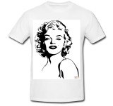 Cumpara ieftin Tricou &quot; Marilyn Monroe creion design &quot;