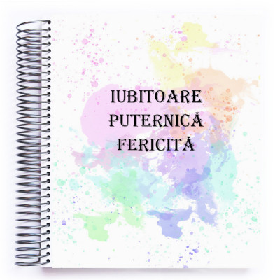 Agenda Planificator Iubitoare Puternica Fericita foto