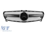 Grila crom/neagra tip A Design A45 potrivita pentru Mercedes Clasa A W176 2015-2018 Performance AutoTuning