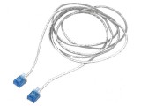 Cablul patch U/UTP 6a 2m LSZH gri 32AWG aurit, Goobay