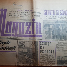 magazin 3 august 1963-filmul romanesc strainul,titus popovici,muntii parang