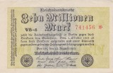 Bancnota Germania 10.000.000 Marci 1923 - P106a XF+ ( unifata - vezi descriere )