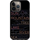 Husa compatibila cu Apple iPhone 12, iPhone 12 Pro model Neon Nature, Silicon, TPU, Viceversa