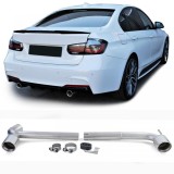 Converie duplex pentru teava de esapament se potriveste pentru BMW F30 F31 316 318 320 F32 F33 F36 418 420 Performance AutoTuning