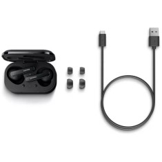 Casti audio true wireless Philips TAT5506BK/00, In-Ear, negru, &quot;TAT5506BK/00&quot; (timbru verde 0.18 lei)