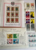 Lot de 2 colite Austria si Germania si 11 timbre Germania nestampilate