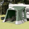 VidaXL Cort cu acoperiș Verde și Negru 285 x 255 x 245 cm Poliester 42001077
