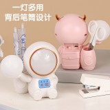 Astronaut cartoon desktop night light storage space star doll ornaments educational children&#039;s toys - Specifications: XJD-33 (astronaut mixed color)