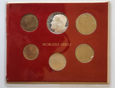 Set monede Vatican, Papa Ioan Paul II, anul 1979-1 - G 4007 foto