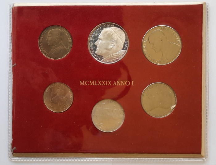 Set monede Vatican, Papa Ioan Paul II, anul 1979-1 - G 4007