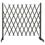 Cumpara ieftin Gard cu zabrele de gradina, gri, 180x100 cm, lemn de brad