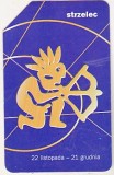 bnk card Cartele telefonice - Polonia - zodiac - sagetator