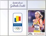 ROMANIA 2025 SPORTIVI DE AUR - GABRIELA SZABO - serie cu vinieta LP.2540