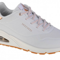 Pantofi pentru adidași Skechers Uno-Shimmer Away 155196-WHT alb