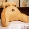 Perna spatar pentru pat, 60 x 40 cm, din latex, multifunctionala, model capybara cu ratusca in cap, maro
