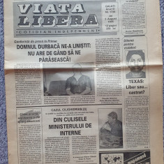 Ziarul Viata Libera Galati nr 1720, 3 august 1995, 12 pagini