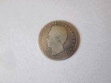 Portugalia 100 Reis 1874 argint 916 regele Luiz I