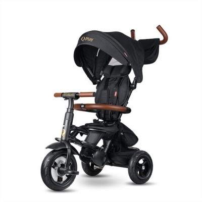 Tricicleta pliabila Qplay Rito Deluxe Negru FitLine Training foto