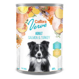 Calibra Dog Verve GF Adult, Conserva cu Somon și Curcan, 400g