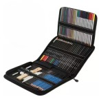Cumpara ieftin Set,trusa completa pentru schite,desen tehnic, 73 piese,creioane, creioane colorate si accesorii,geanta inclusa, Dactylion