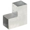 VidaXL Conector de grindă, formă L, 101 x 101 mm, metal galvanizat