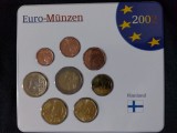 Set Euro Finlanda 1999-2001 UNC - Monede Finlandeze Euro, Set Colectie